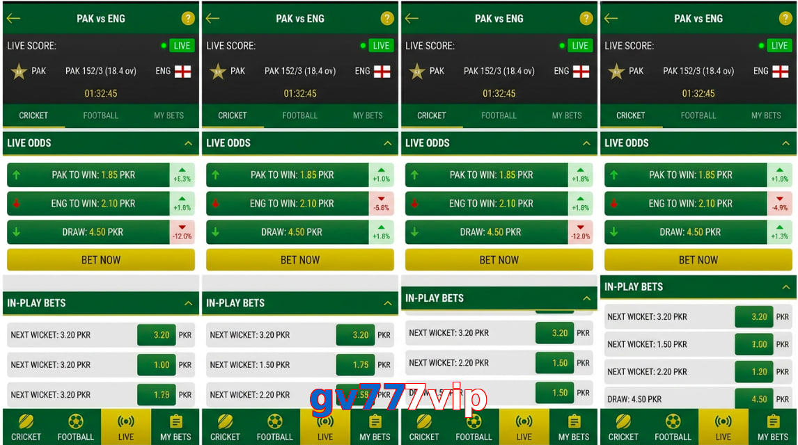 Game list for Gv777vip bet section